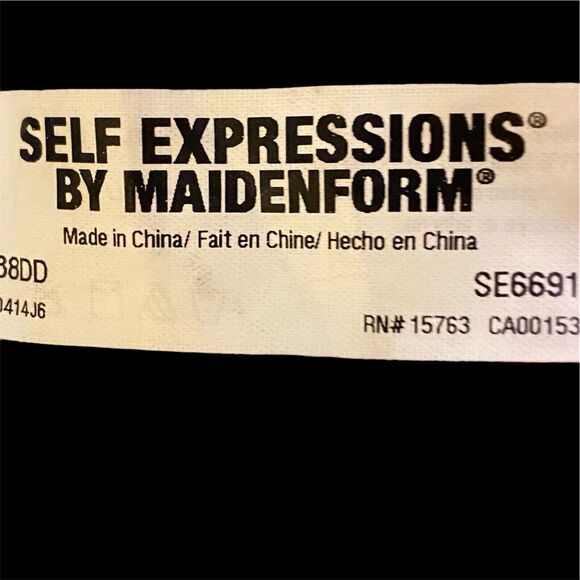 Maidenform T-Shirt Bra Underwire ‘Self Expressions’  White Lace 38DD Worn Once! - Picture 5 of 5